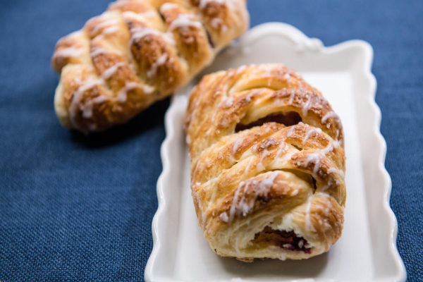 Raspberry or Blueberry Cream Cheese Danish