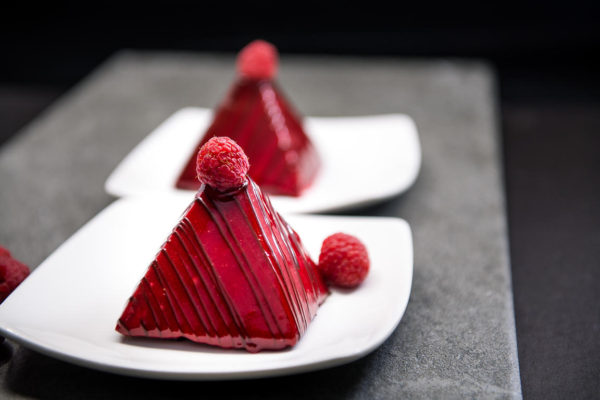 Raspberry Chocolate Mousse Individual